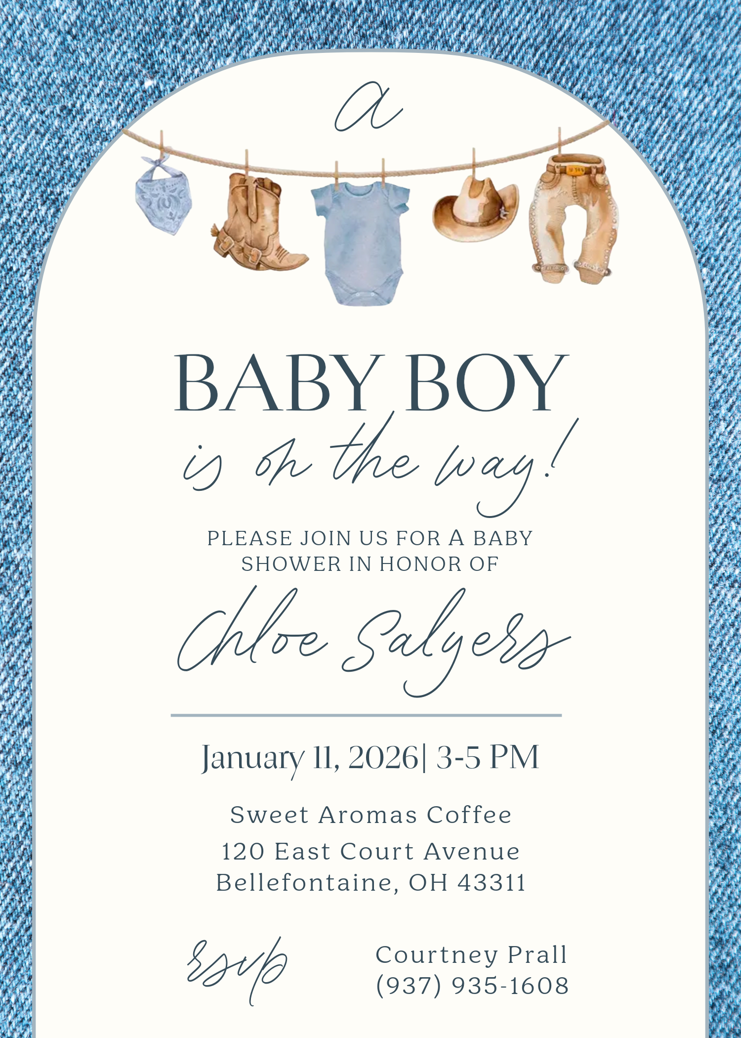 baby shower invite